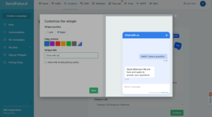 mejora la atención al cliente con el live chat de sendpulse 5