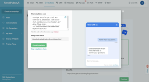 mejora la atención al cliente con el live chat de sendpulse 7